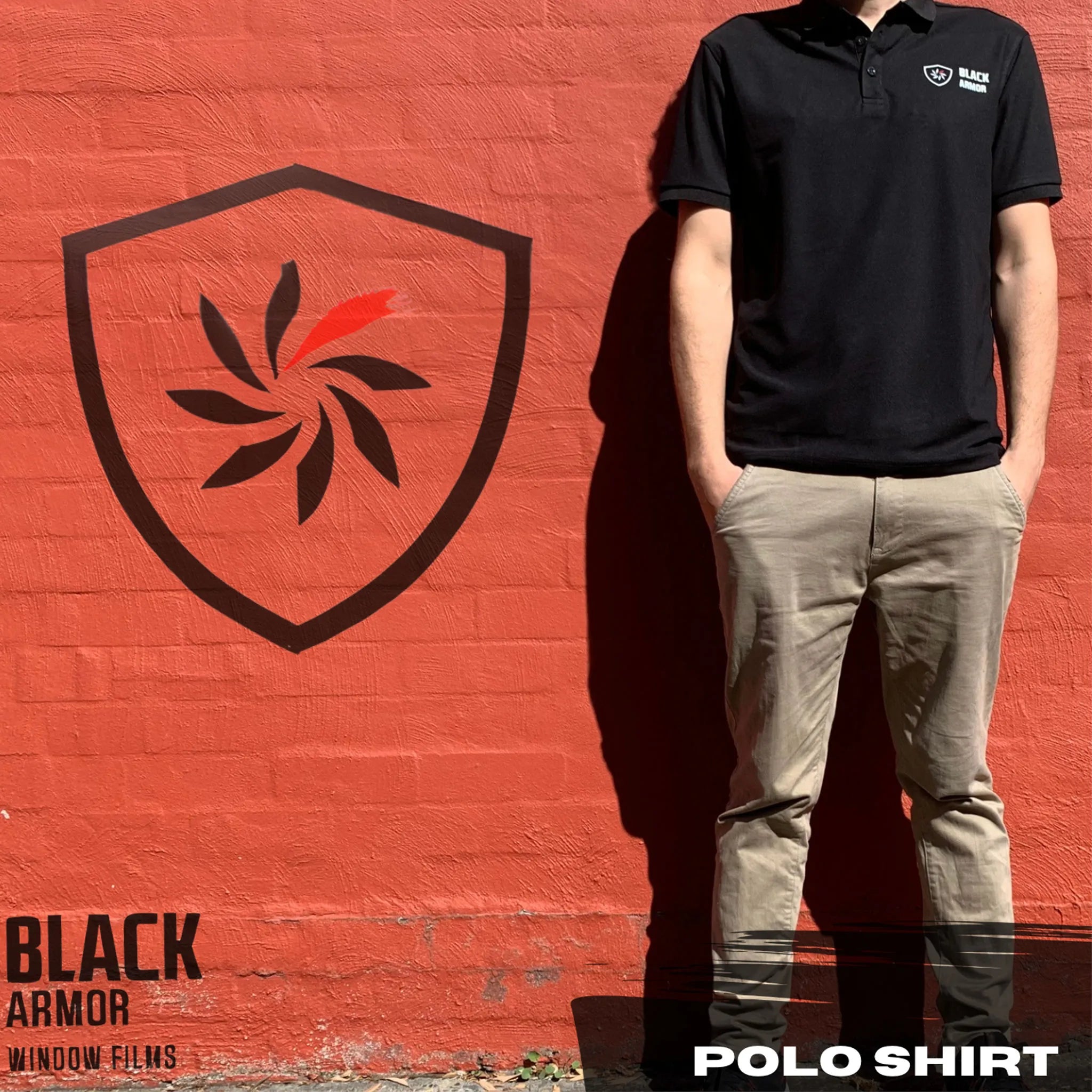 Black Armor Polo